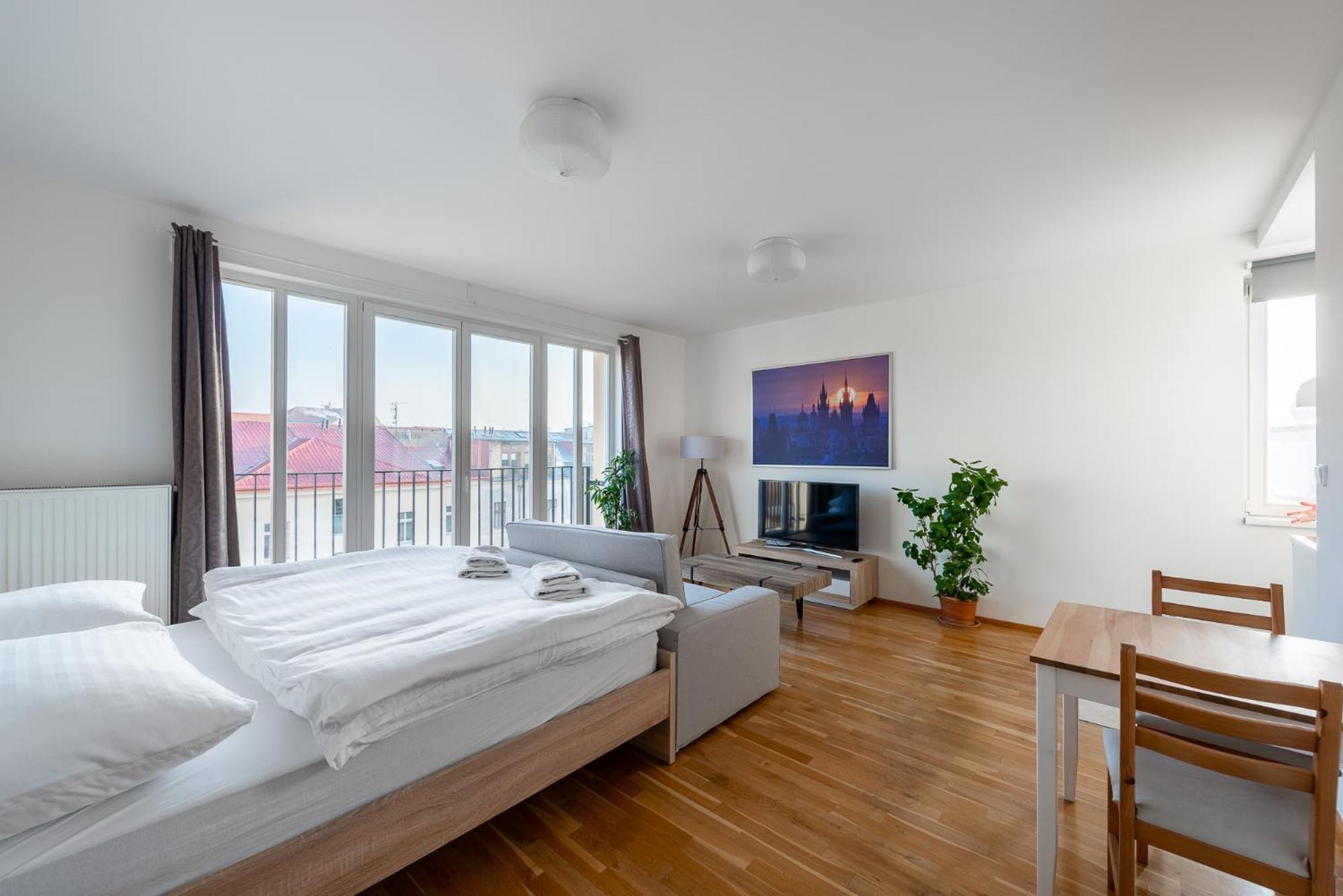 Sunny Safron Apartment Prague Extérieur photo